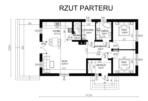 D.81 – RZUT PARTERU