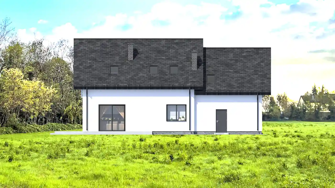 Elewacja lewa Elewacja tylna