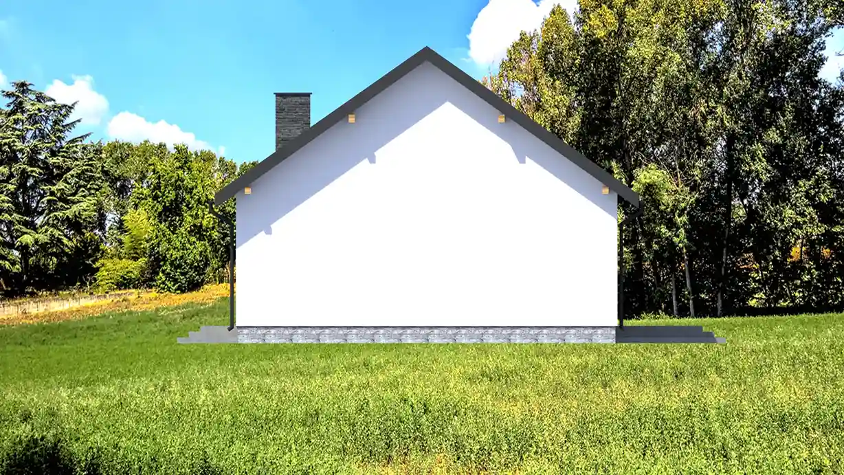 Elewacja lewa Elewacja prawa