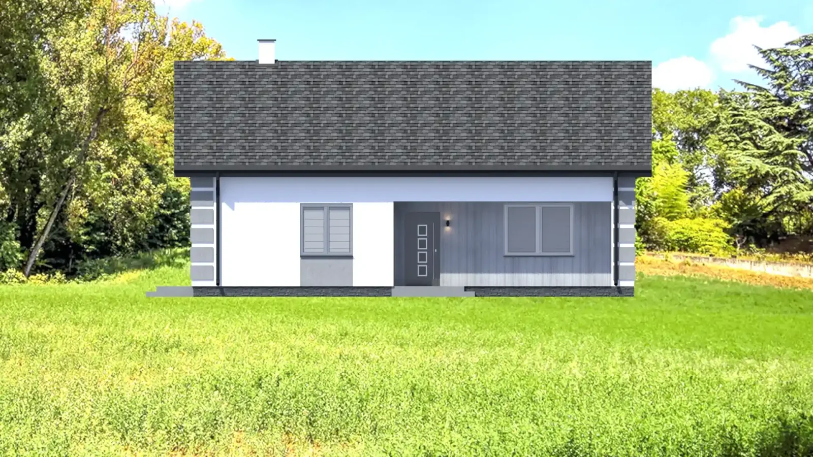 Elewacja lewa Elewacja frontowa