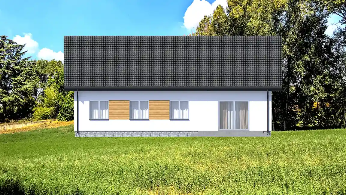 Elewacja lewa Elewacja tylna